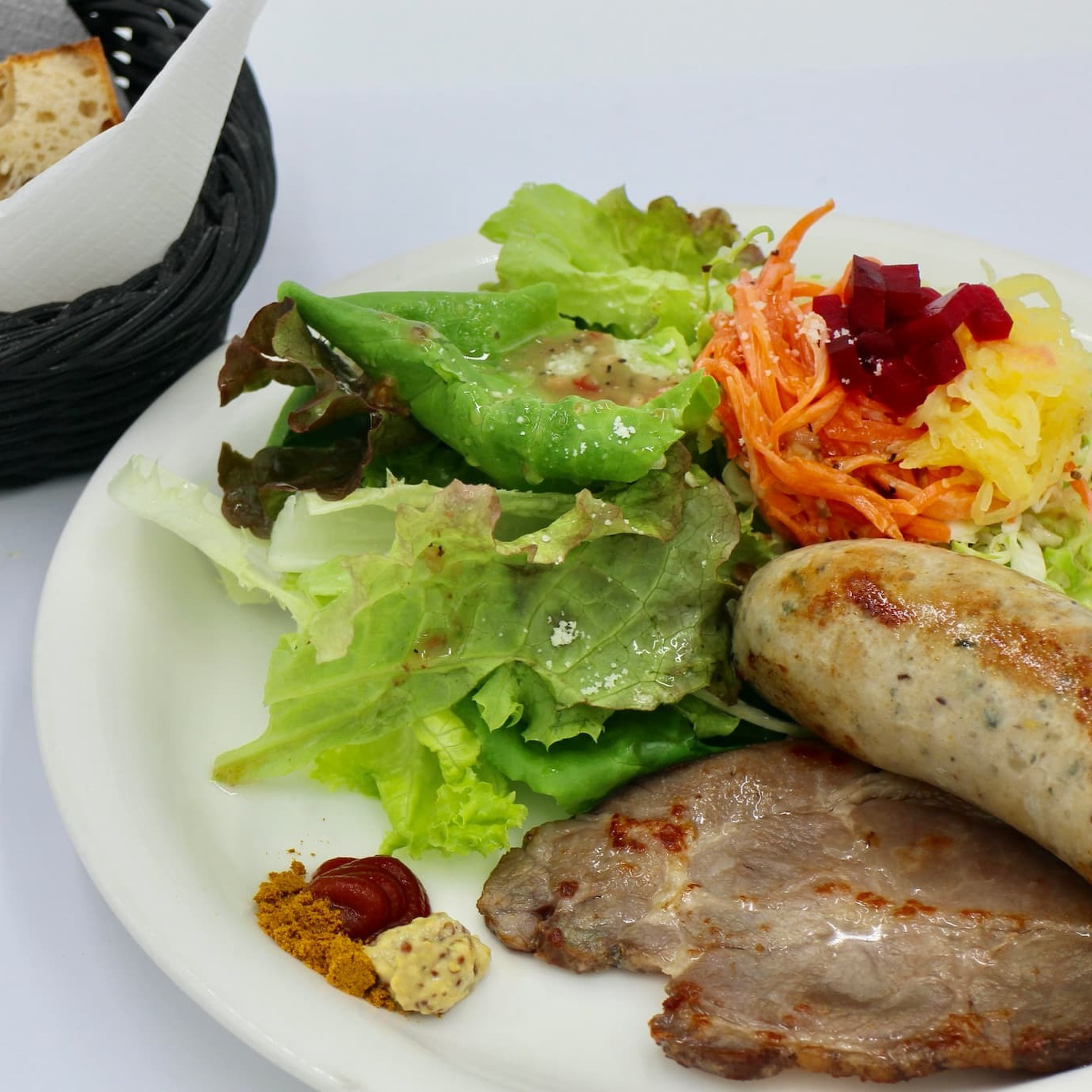 ソーセージとベーコン