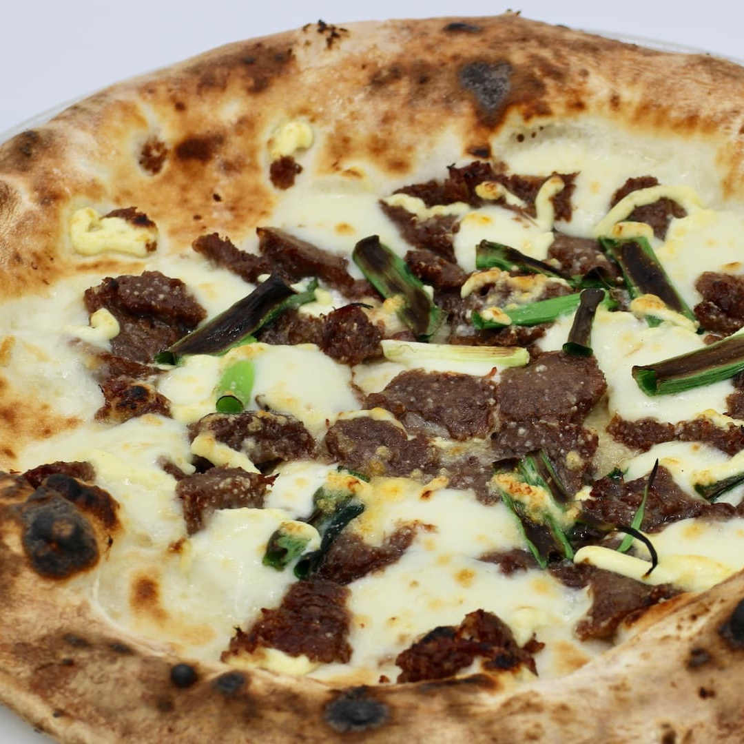 牛すじのピッツア